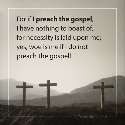 1 Corinthians 9:16