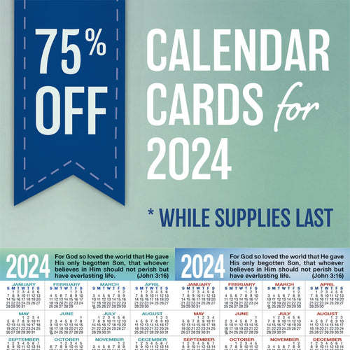 2024 Calendar Cards Closeout Sale