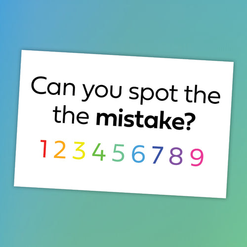 Can You Spot The Mistake?
