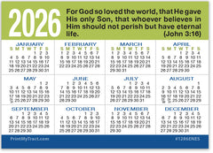 Wages of Sin Calendar Card
