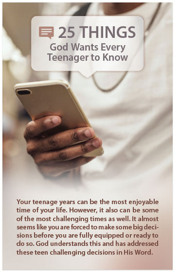 25 Things God Wants Every Teenager To Know