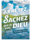 2025 Calendar Card: Be Still (French)