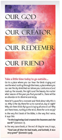 Our God, Our Creator, Our Redeemer, Our Friend