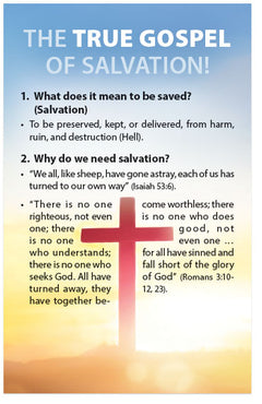The True Gospel Of Salvation!