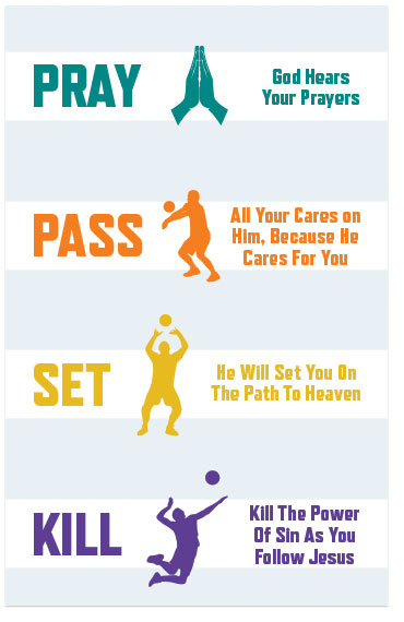 Pray, Pass, Set, Kill (For Men)