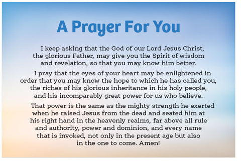 A Prayer For You