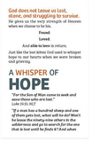 A Whisper Of Hope