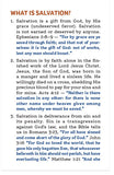 Salvation: What it IS and What it ISN’T