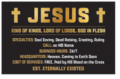 Jesus: King Of King, Lord Of Lords, God In Flesh
