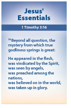 Jesus' Essentials / Encourage, Rejoice, Pray, Give Thanks