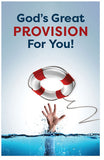 God's Great Provision For You (4-Page Gospel Tract)