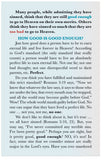 How Good Is Good Enough? How Bad Is Too Bad? (NKJV) (Page 2)