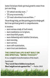 Lowering Your Spiritual Handicap