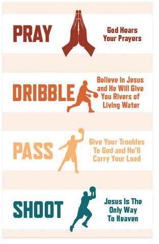 Pray, Dribble, Pass, Shoot (Basketball, For Men) (Page 1)