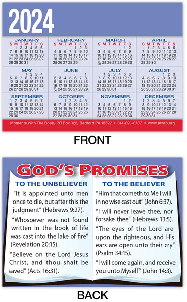 Calendar Card: God’s Promises (Personalized)