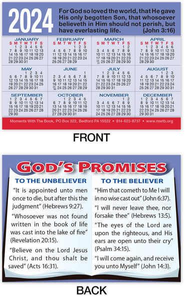 Calendar Card: God’s Promises