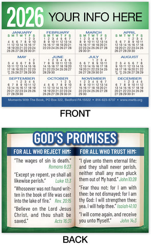 Calendar Card: God’s Promises (Personalized)