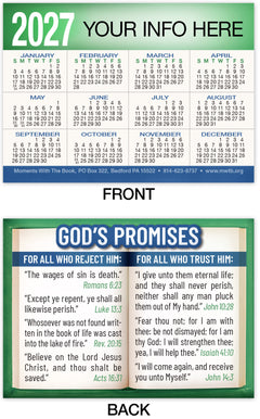 Calendar Card: God’s Promises (Personalized)