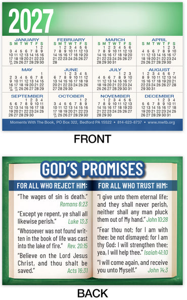 Calendar Card: God’s Promises (Personalized)