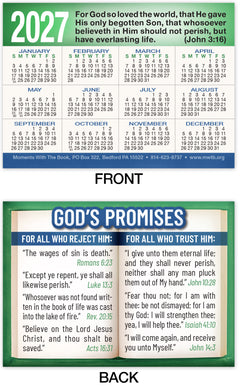 2027 Calendar Card: God's Promises