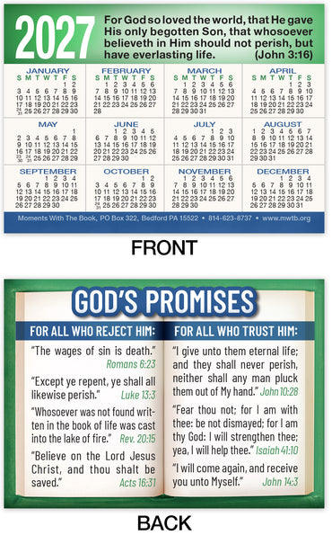 2027 Calendar Card: God's Promises