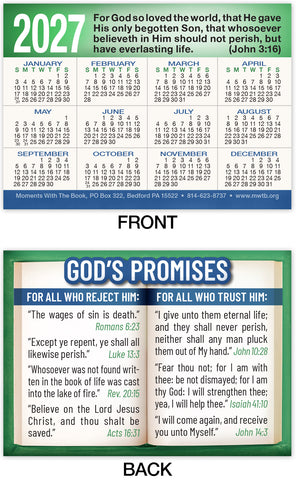 2027 Calendar Card: God's Promises