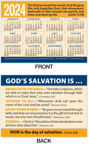 Calendar Card: God’s Salvation Is
