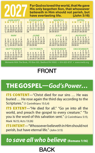 Calendar Card: The Gospel—God’s Power