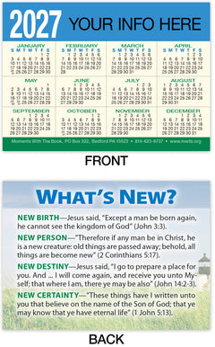Calendar Card: What’s New? (Personalized)