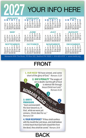 Calendar Card: Romans Road (Personalized)
