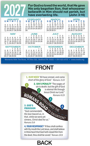 2027 Calendar Card: Romans Road