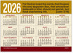 Calendar Card Tract (Fully Custom)