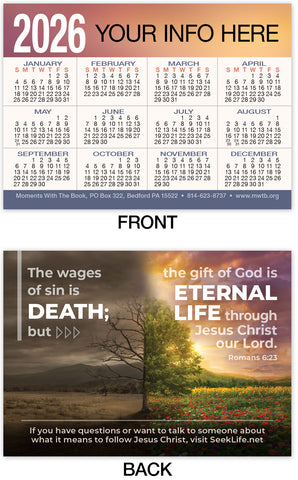 Calendar Card: The Gift of God (Personalized)