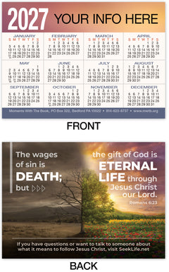 Calendar Card: The Gift of God (Personalized)