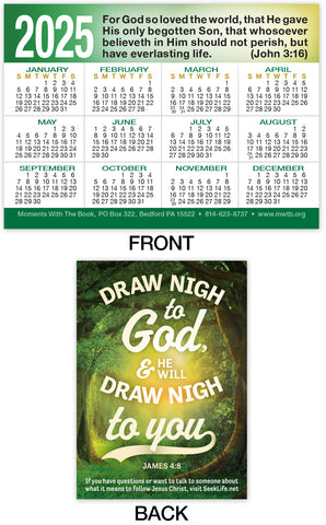 Calendar Card: Draw Near to God