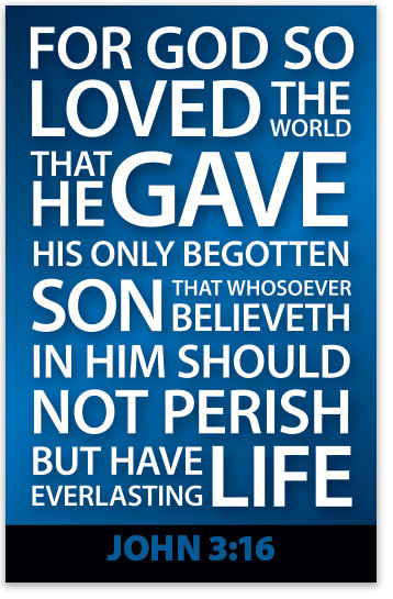 John 3:16 (Mini Tract) (Personalized)