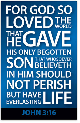 John 3:16 (Mini Tract) (Personalized)