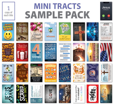 Mini Tracts Sample Pack