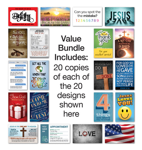 Value Bundle of Mini Tracts (20 each of 20 titles)