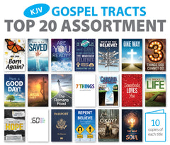 Gospel Tracts Top 20 Assortment