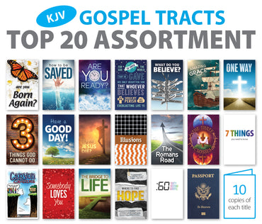 Gospel Tracts Top 20 Assortment
