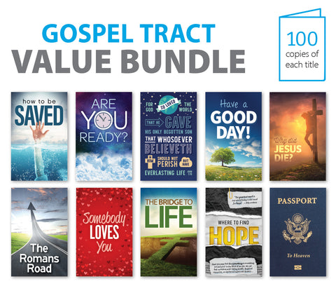 Gospel Tract Value Bundle (100 each of Top 10)