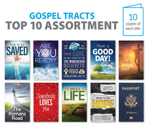 Gospel Tracts Top 10 Assortment