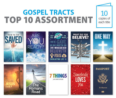 Gospel Tracts Top 10 Assortment