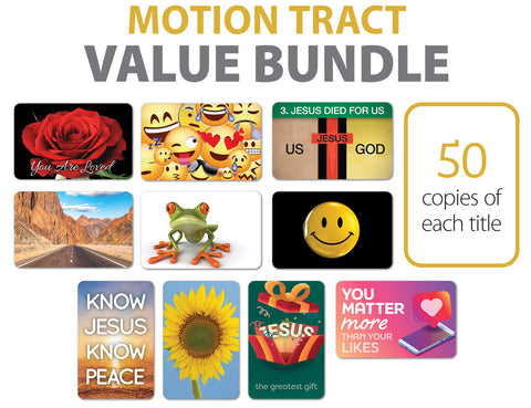 Motion Tract Value Bundle (50 each of Top 10)