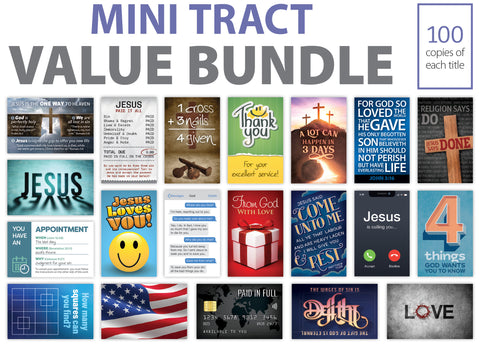 Mini Tract Value Bundle (100 each of Top 20)