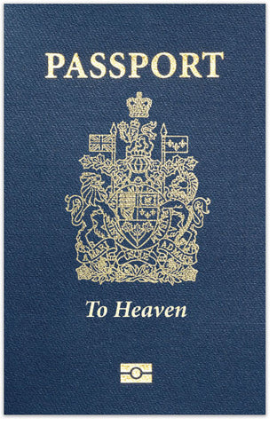 Passport To Heaven (NLT, Canadian Cover)