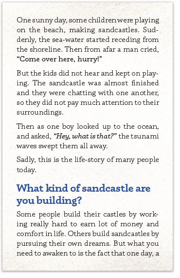 Bestseller sticker - Sandcastles of Life