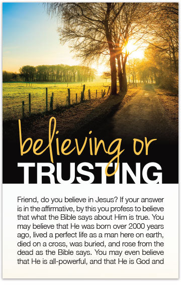 Believing or Trusting