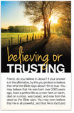 Believing or Trusting